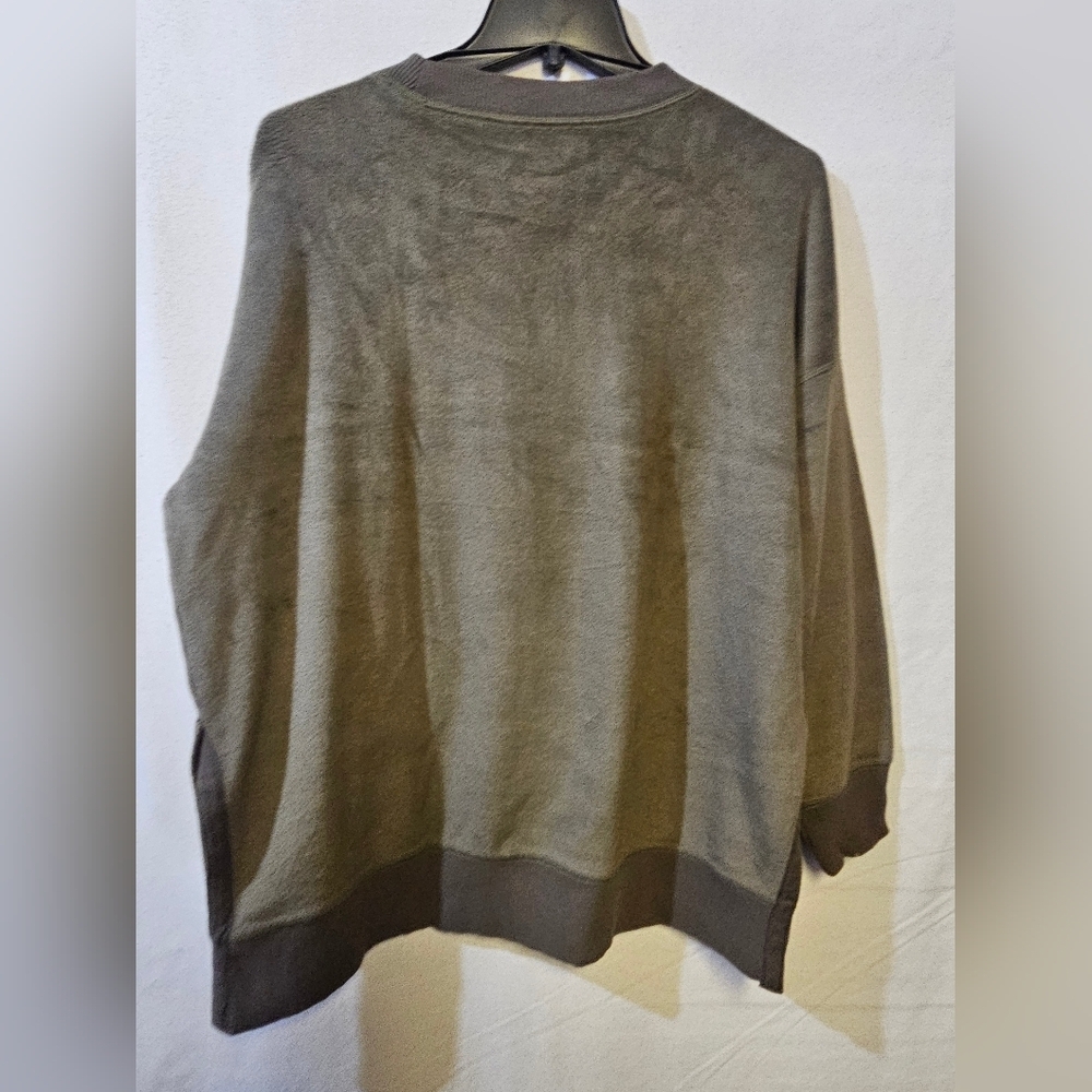 Women's Khakie Oversized Shirt - Picture 2 of 3